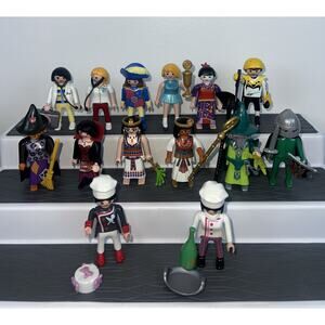 Lot Of 14 Blind Bag Playmobil Figures & Accessories
